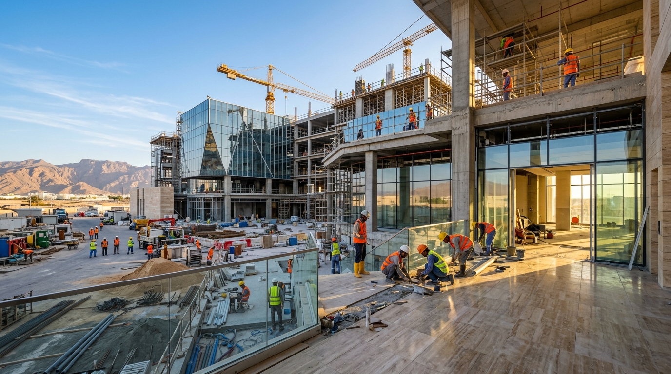 Sky Links SPC construction project in Oman